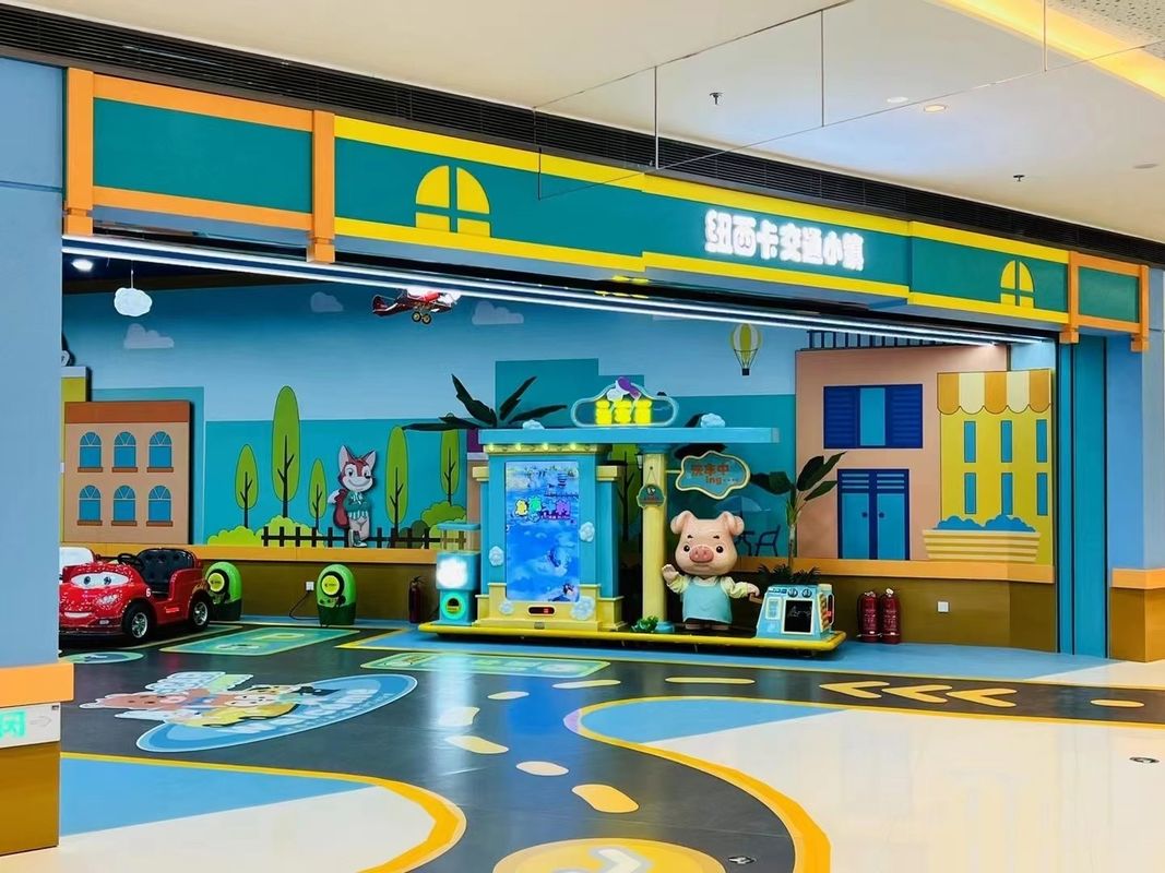 개인화 된 3D 효과 비닐 바닥 PVC 3D 인쇄 테마 공원용 비닐 바닥