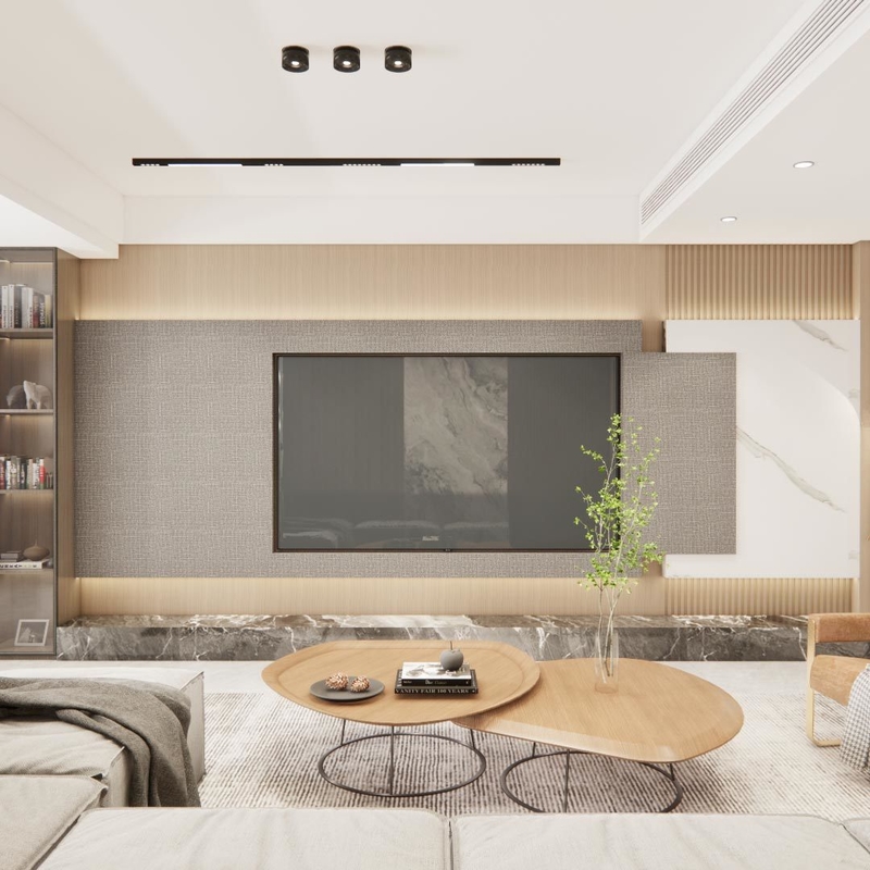 Relle WPC 환경 친화적 인 3D 목재 플라스틱 벽 패널