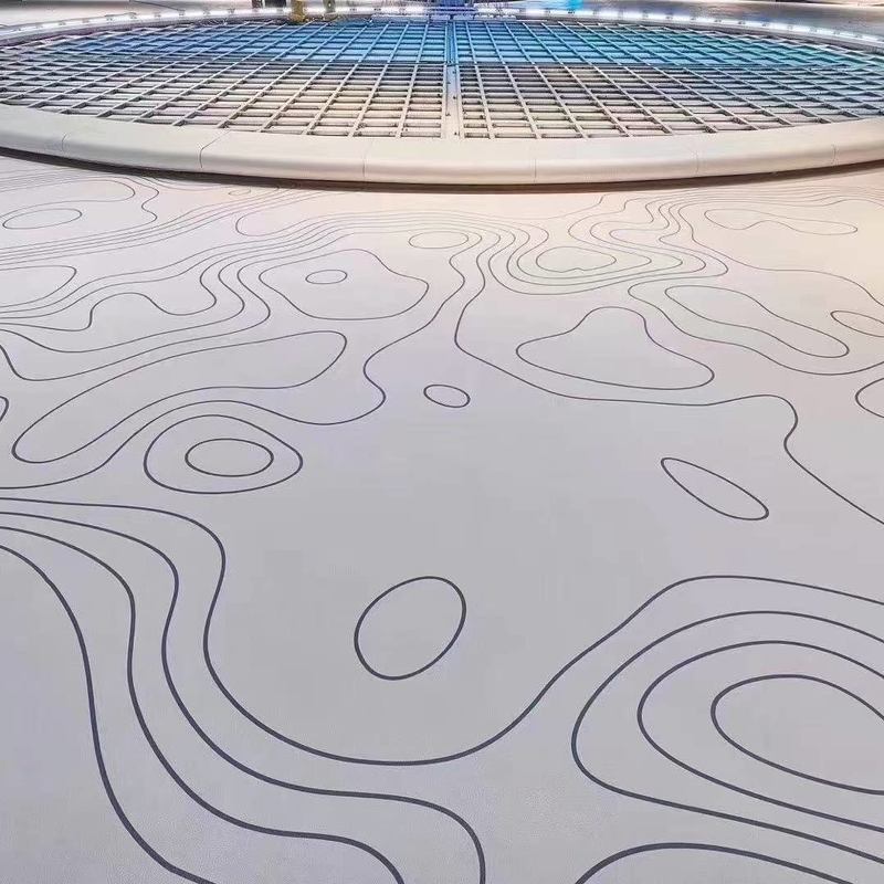 전시장을 위한 렐 친환경 내마모성 미끄럼 방지 고무 바닥재