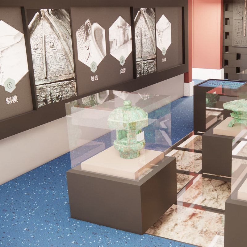 문화재 전시회 미끄러지지 않는 고무 바닥