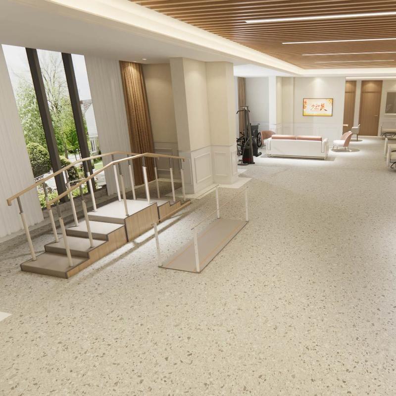 요양원을 위한 포괄적인 노인 케어 바닥재 – 의료 등급 균질 위생 스타일