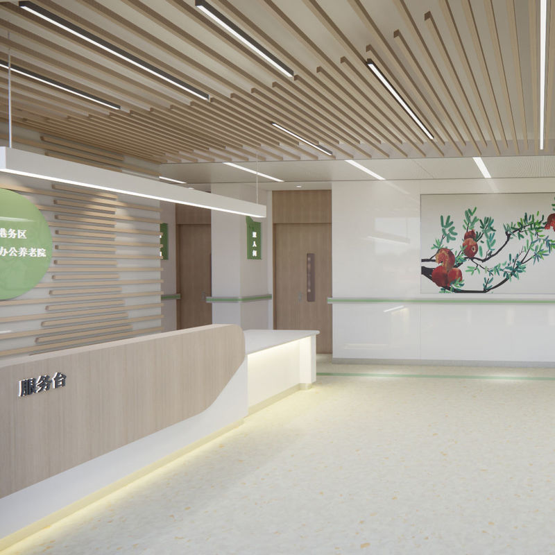 요양원을 위한 친환경 항균 의료용 바닥재 – 간편 세척 위생 타입