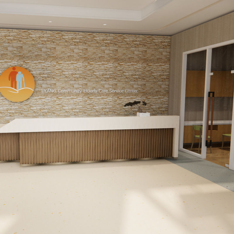 요양원용 재활-케어 특수 바닥재 – 의료 등급 위생 안전 스타일