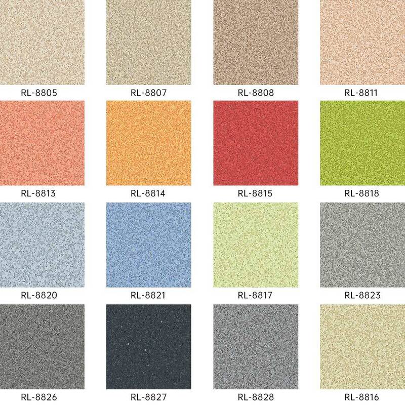 노인집 환자실의 반 스크래치 표면으로 충격을 견딜 수 있는 균일 바닥