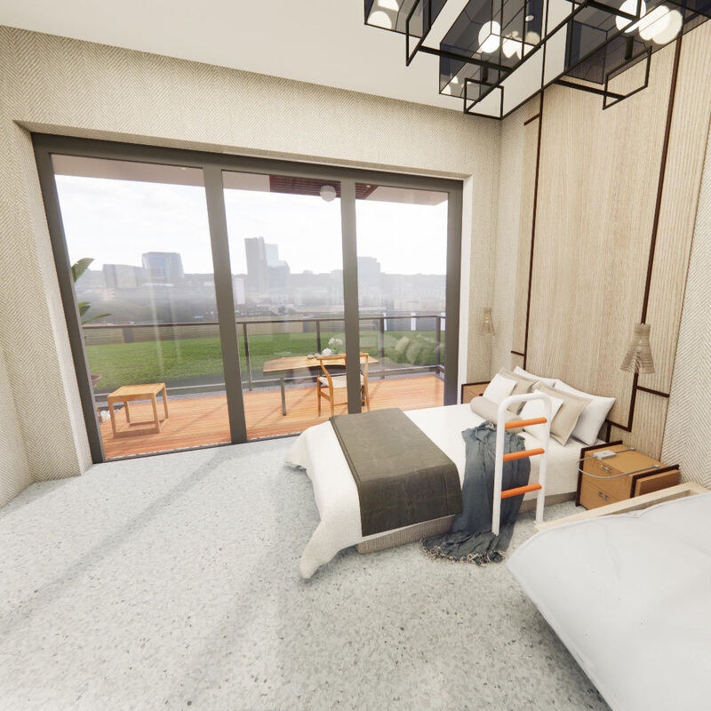 화학물질에 내성이 있는 매듭 없는 균일 비닐 바닥