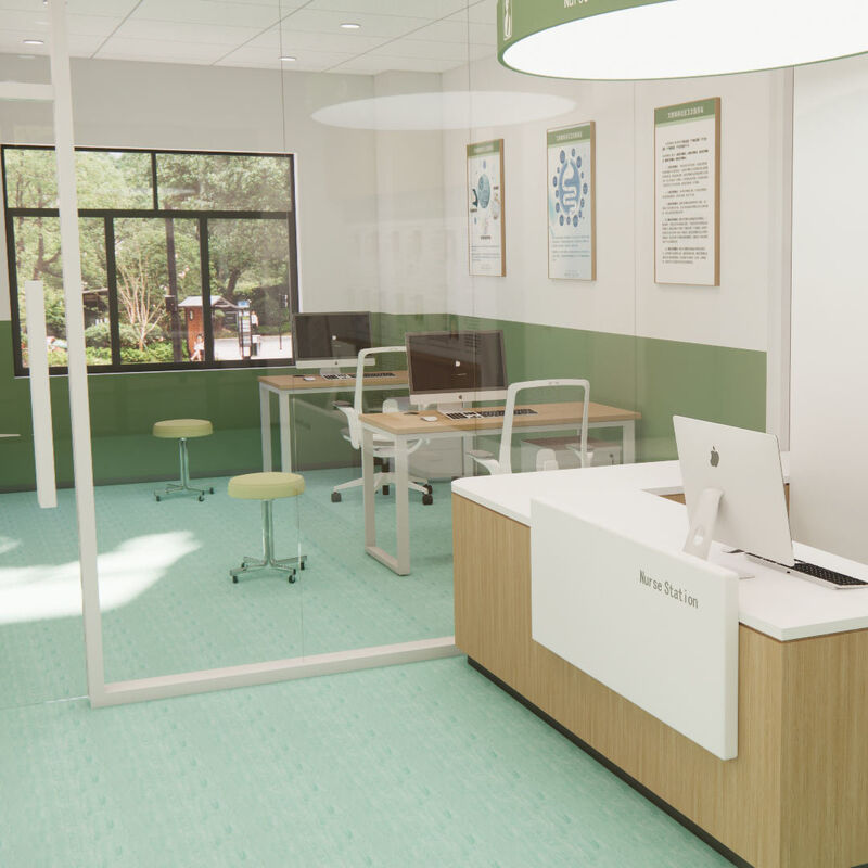 병원 병동용 소독제 내성 표면을 갖춘 의료 등급 항균 균질 바닥재