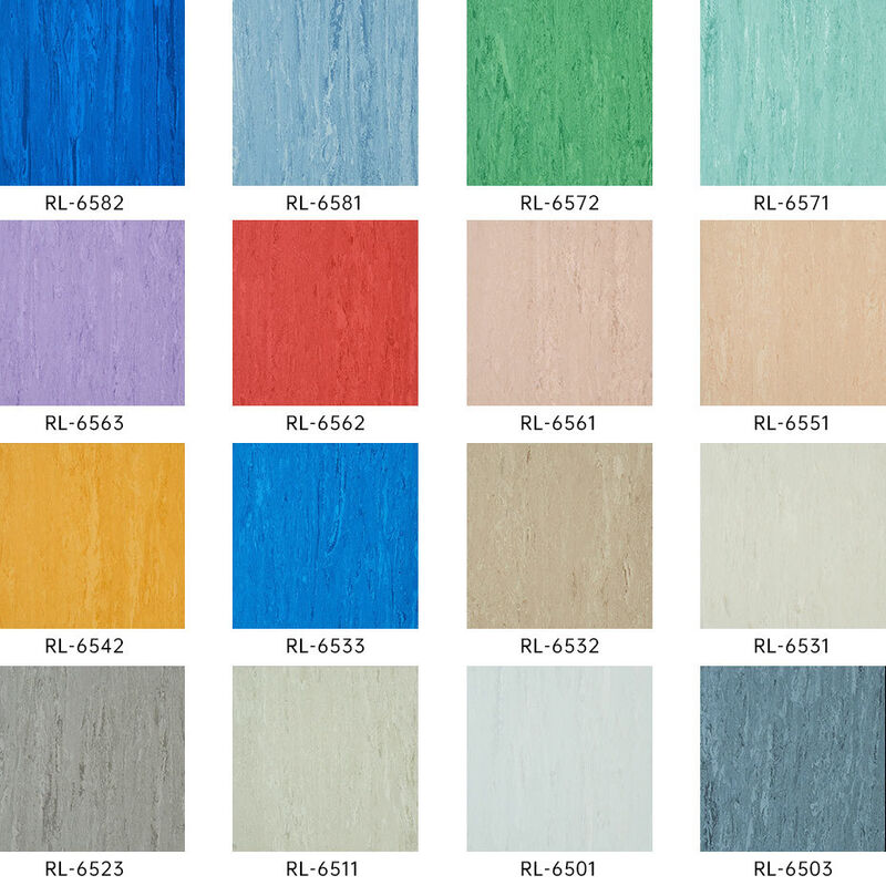 병원 병동용 소독제 내성 표면을 갖춘 의료 등급 항균 균질 바닥재