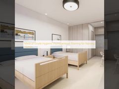 요양원을 위한 의료 등급 위생 동질 바닥재