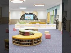 Kindergarten Anti-Slip Fall-Resistant Diamond Sand Safety Flooring